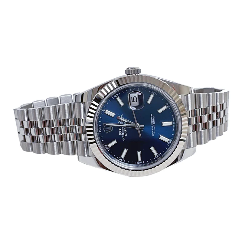 Rolex Datejust 41mm Steel and White Gold - Fluted Bezel - Jubilee - Image 5