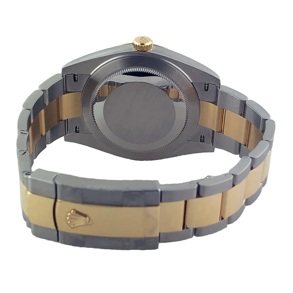 Rolex Datejust 41 Steel and Yellow Gold - Fluted Bezel - Oyster - Image 6