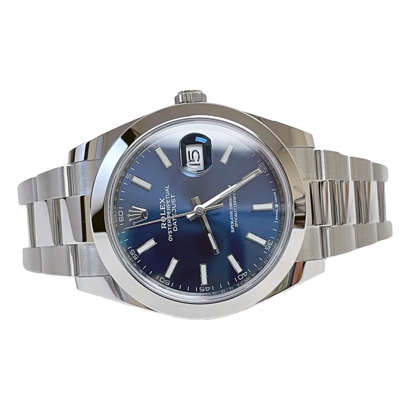 Rolex Datejust 41 Steel - Smooth Bezel - Oyster - Image 10