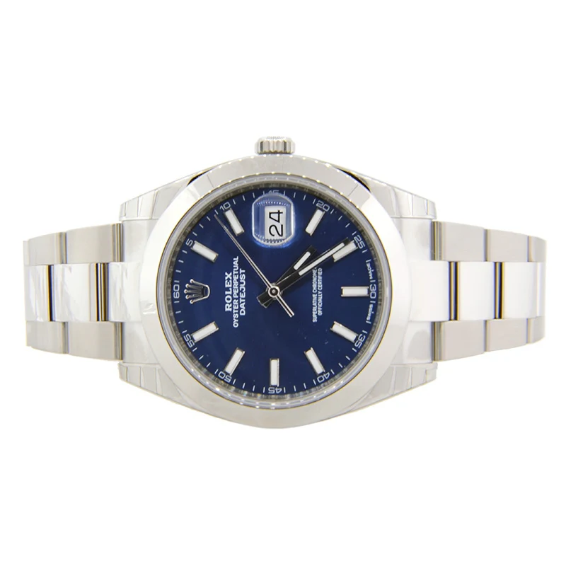 Rolex Datejust 41 Steel - Smooth Bezel - Oyster - Image 6