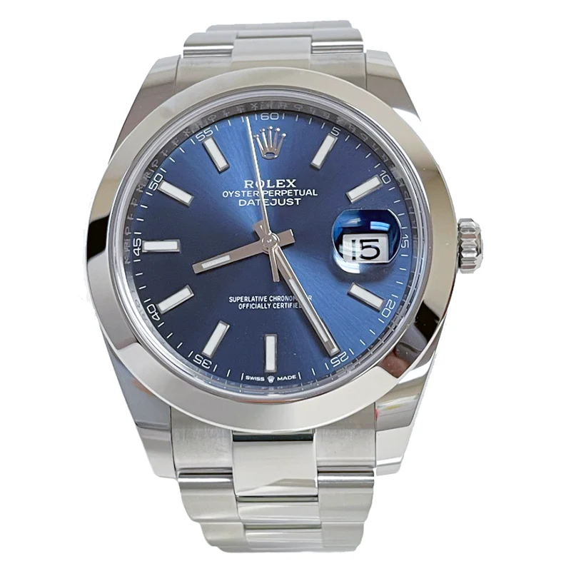 Rolex Datejust 41 Steel - Smooth Bezel - Oyster - Image 7